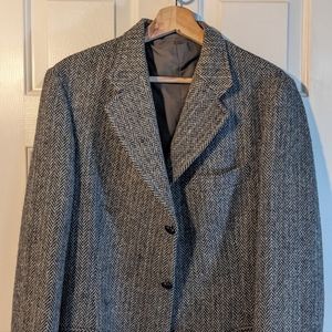 Men's Suit Jacket. Harris Tweed from Dunn & Co. Vintage.
